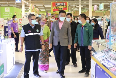 การลงพื้นที่ติดตาม ดูแล ตรวจสอบ การดำเนินการตามมาตรการควบคุมและป้องกันการแพร่ระบาดของโรคไวรัสโคโรน่า 2019 (Covid-19)