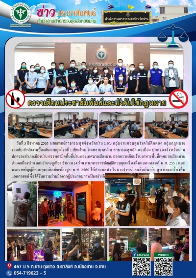 ตรวจเตือนประชาสัมพันธ์และบังคับใช้กฎหมาย